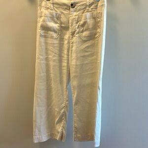 Anthropologie Maeve Pant size 8 Ivory